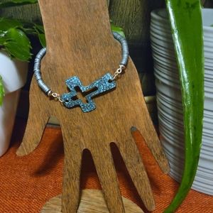 Reborn Creations- Christian bead bracelet with cross